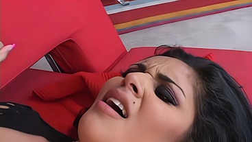 She uses it to get the most out of her costars, and this dude has lots of fun taking it to...