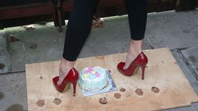 Maria's Red Office High Heels Crush Cake 1 (1920x1080)