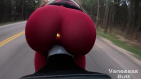 Bikini Girl Screams As She Fucks Motorcycle With Gleaming Anal&#x1F44C; Toy - Venessa's Hot Butt&#x1F351; Action