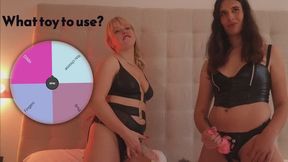 Fuck your OWN ASS Roulette - Anna Lynx and Laura Ropes JOI Games with Cum Countdown and Mind Fuck