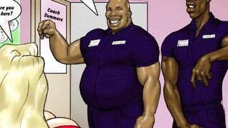 2 hot Blonds season one ep. one - College college girl Screwed by Oldman while big black cock Janitors Pound Cougar