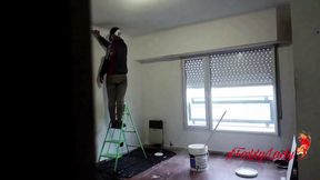 Sexy Argentina Housewife bangs hungry construction worker during lunch break at no-rubber discretion
