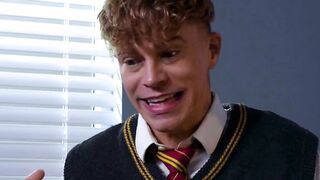 ADULT TIME - Freaky Twinkie Asher Day Ride His Roommate Harley Xavier's Dick After Caught Masturbating