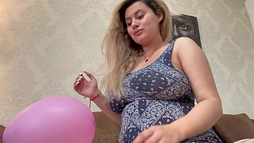 Pregnant big natural tits girl sex and sucking compilation