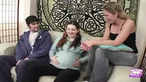 Preggo wife swaps hubby for tattooed tarts, gets ravaged, and loves every dirty inch!