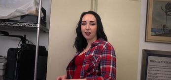 Big boobs pale lady earns money through interracial b
