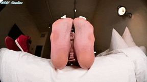 Liz MASSIVE 12's get a lotion rub down! - MOV