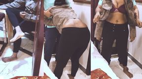 Indian Tamil Army Dressed Girl Sex With Hotel Service Boy, Desi Big Ass Dusky Girl.