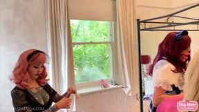 Tied, Tickled, Tormented and Toilet Brush - Part 1 (Mistress Ava & Mistress Patricia) (720p)