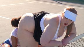 gibby the tennis player smashes slim thick chick red head pawg
