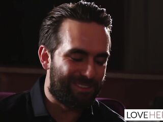(full) elsa jean joins feet licking fetishist joy in bar