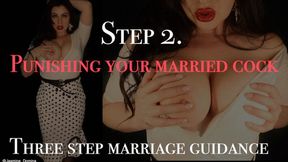 Three Step Marriage Guidance! Step 2 - Punishing your married cock with firm squeezing and over edging!