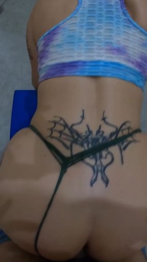 Stunning moment from &quot;Big White Ass Fitness Freak Argentinian Gets Fucked In The Gym - Meriandheavy&quot;