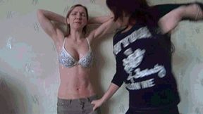 SHE PUNCH MY BELLY WITH ALL POWER 3 HD