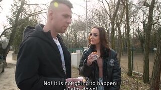 Big forehead babe cucking her boyfriend on camera ONLY