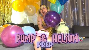 Helium & pump Carnaval prep