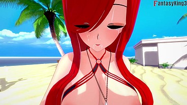 Parasoul Bikini - RED POV - SkullGirls - Full & Full POV on Sheer & PTRN: Fantasyking3