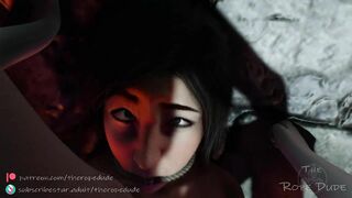 Tifa Fucks Lara Croft inside Fetish (part of Lara's Capture [the Rope Dude])