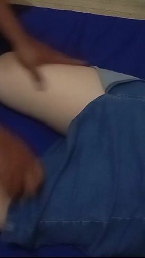 Thrilling moment from &quot;Playing fingers between my boss&#039;s wife&#039;s pussy&quot;