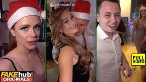 British Teens' Wild Xmas Party Fiasco: Full XXX Action on FAKEhub