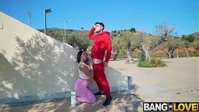 Fucked Bratz Lola by Papi in Public