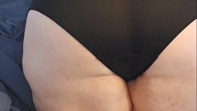 Black Panties Black Pedicure Big Babe