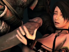 Monster Black Cock 3D HENTAI Cartoon Sex