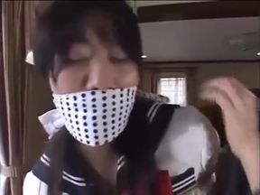 Tied Up Tight: Gagged Asian Cutie&#039;s College Bondage