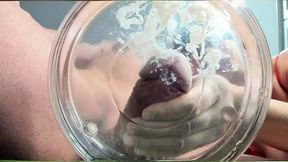 Sensual Milf Intense Milk Session in Water Slow Motion Massive Come Shot