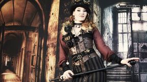 374 Elena Vega steampunk cosplay shooting