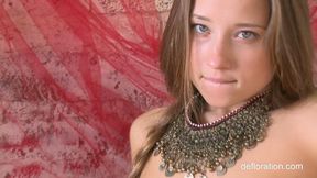 Cute Taissia Shanti aka Nikita Jankovska plays with her virgin coochie