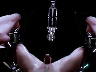 Citor3 Femdomination two CG VR game walkthrough 4: The Flushing- story, sci-fi, cum training, latex