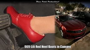 969-Lili Red Heel Boots