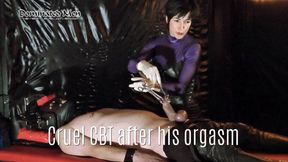 Cruel Dominatrix Refuses Mercy Post-Orgasm&#x1F4A6;, Pummels His Dick&#x1F346; Severely