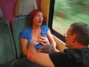 Threesome on a German Train