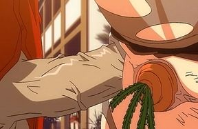 ASS FUCKING creampie with carrot in the slit - Hentai Ahegao