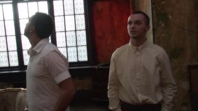 two d. female ghosts take two ghost hunters cocks in their asses for great group anal and dp ending with cum sharing facial
