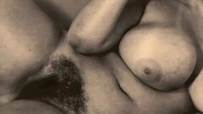 Retro compilation with hairy pussies of hot busty MILFs