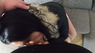 prev- MilfyCalla- A Lot Of Cum On my old Black Fur DownJacket 177
