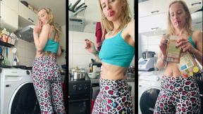 Chain Smoking Eve 120 while cooking Part 1