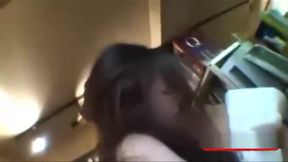 Frisky Office Babe Gets Stuffed and Creamed in Storage Closet