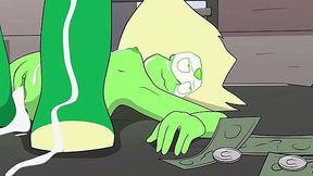 Peridot's Mouth and Pussy get Filled in Steven Universe Parody