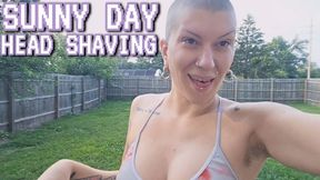 Sunny day head shaving [WMV - 1080p]