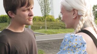 Blonde Bombshell Ashley Wilde Takes on a Thick Cock in Front of Her Jealous Boyfriend