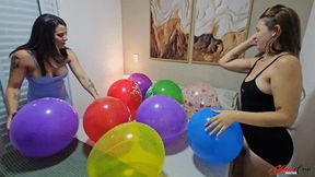 SURPRISE WITH BALLOONS - MISTRESS LADY SNOW - CLIP 4 - NEW KC MAY 2025