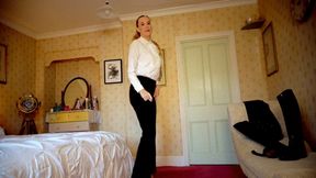 A Flirty Neighbour (in white panties) 4K