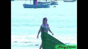 abany e angel lima fazendo safadezas na praia