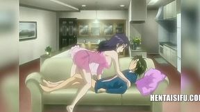 MILF's Solo Session Turns into Step-Nephew Seduction - Asian Hentai with English Subs