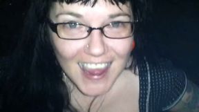 Nerdy short haired cheap mature slut sucked my buddy's dick dry