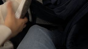 LANA NOCCIOLI in PUBLIC TEASE – Removing my socks on plane